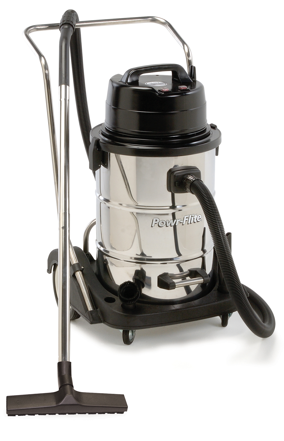 Powr-Flite 20 Gallon Dual-Motor Wet/Dry Vacuum Stainless Steel Tank