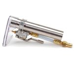 Powr-Flite Upholstery Tool: 1-1/2" Stainless steel tube 3-3/4" plastic head
