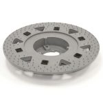 Powr-Flite 19" Economy Pad Driver with built in riser and UP2P clutch plate